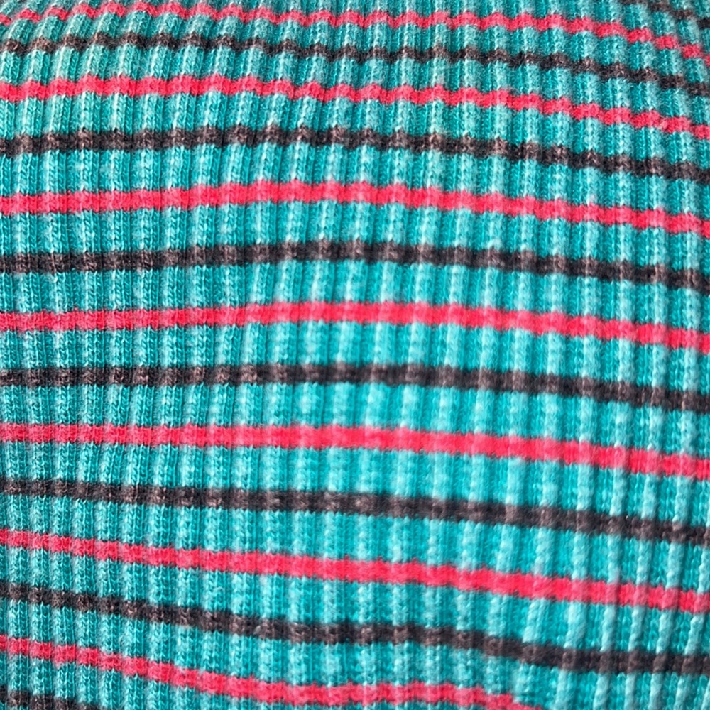 NWOT Free People Terra Striped Ribbed Halter Maxi Dress Z558 - Picture 3 of 3